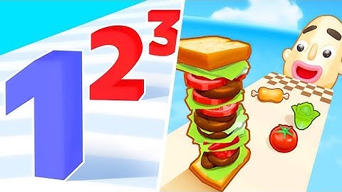 Sandwich Runner | Number master - All Level Gameplay Android, ios - NEW APK UPDATE