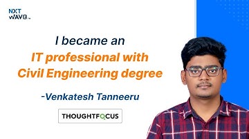 From Civil Engineering to Software Developer: Venkatesh Inspiring NxtWave Intensive 2.0 Journey.