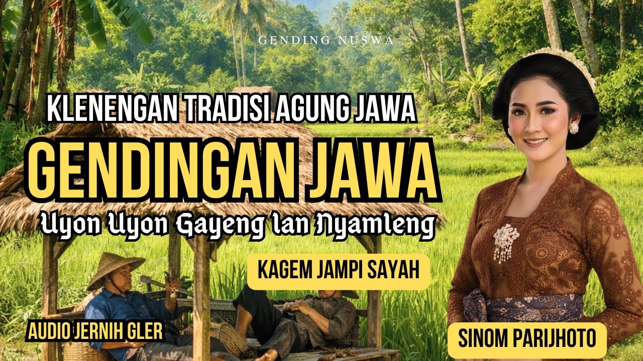 GENDING JAWA KLASIK | Irama Lembut Suara Siter Gamelan Merdu | Uyon Uyon Kagem Leyeh Leyeh