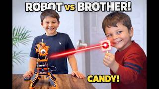 I Built Mark Rober’s IR Turret to Stop My Brother Stealing Candy 🍬🤖 | CrunchLabs STEM