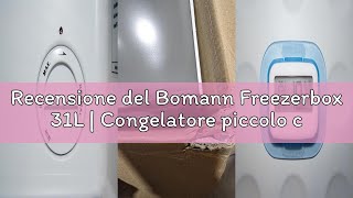 Recensione del Bomann Freezerbox 31L | Congelatore piccolo con ripiano a griglia | chiusura intercam