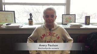 #mohawkpride moments  - Avery Paulson