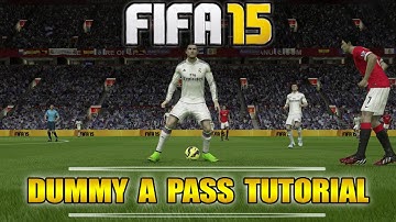 Fifa 16 (15) | Dummy a pass Tutorial - Leave the ball through the legs | Tips & Tricks | by PHDxG