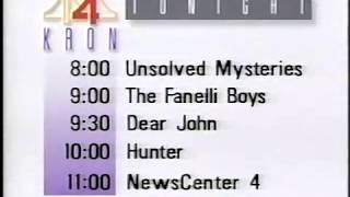 Kron Primetime Lineup Bumper, 101090