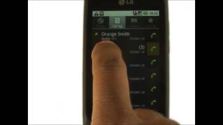 How to view your call history on your LG Optimus One | The Human Manual screenshot 3