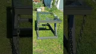 Glass Top Tensegrity Table