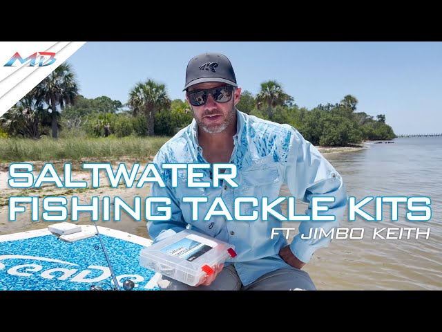 ☆ NEW MadBite Saltwater Fishing Tackle Kit, Ft Captain Jimbo Keith