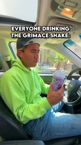 People drinking the grimace shake but... #shorts