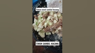 Timun cocol sambel kacang pedas ❤️
