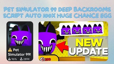 PET SIMULATOR 99 UPDATE DEEP BACKROOM SCRIPT PASTEBIN 2024 | 3 HUGE PET GIVEAWAY