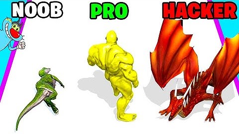 NOOB vs PRO vs HACKER | In Merge Master Dinosaur Fusion | With Oggy And Jack | Rock Indian Gamer |