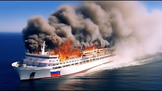 13 minutes ago, the Russian cruise liner Wagner with 540 soldiers was sunk by Poland