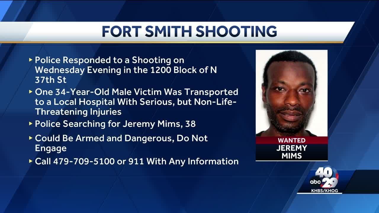 Armed and Dangerous suspect wanted in Fort Smith shooting - YouTube