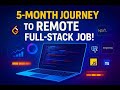 Learning Full-Stack + Interview Prep LIVE | From Zero to Remote Developer