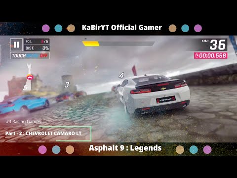 Asphalt 9 Legends | Part - 2 : CHEVROLET CAMARO LT | #3 Racing Games | Android | Gameplay (2021)