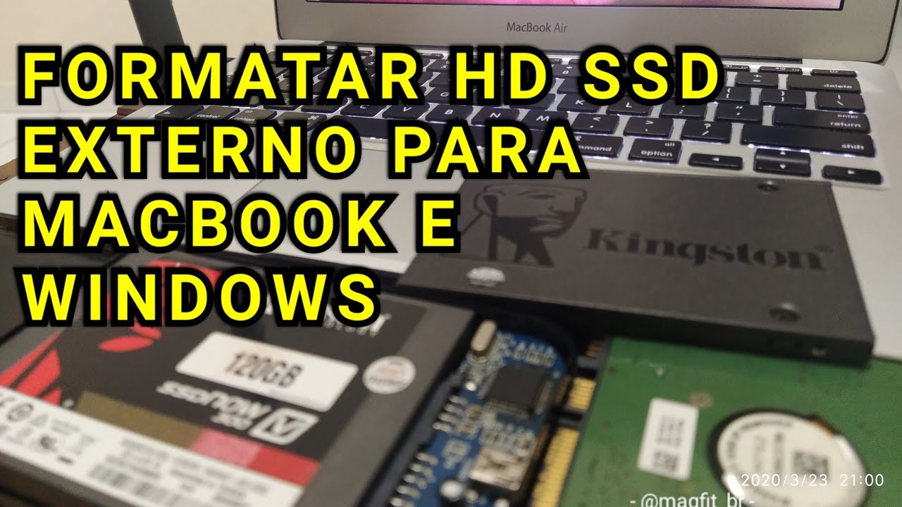 Formatar HD E SSD Externo Para Usar No MacBook E Windows M todo Simples YouTube