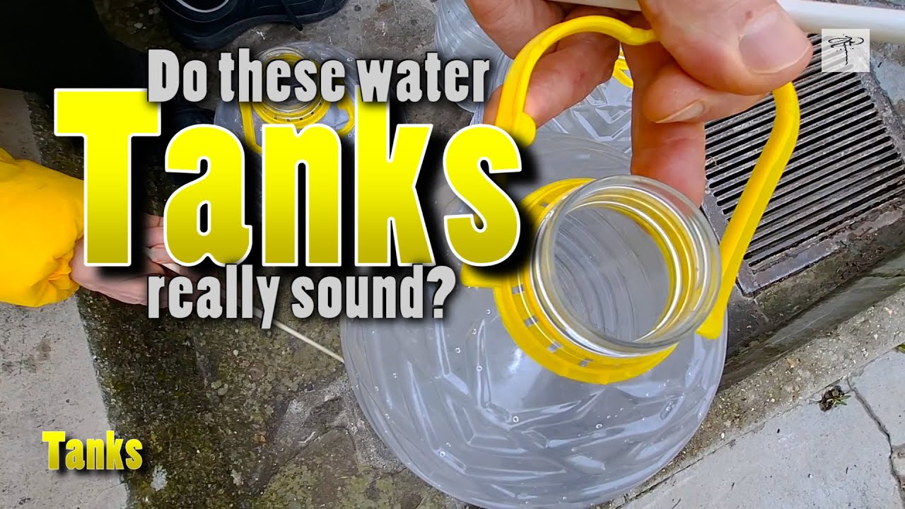 Do these Water TANKS really Sound? Fact or Fiction? Check it out!