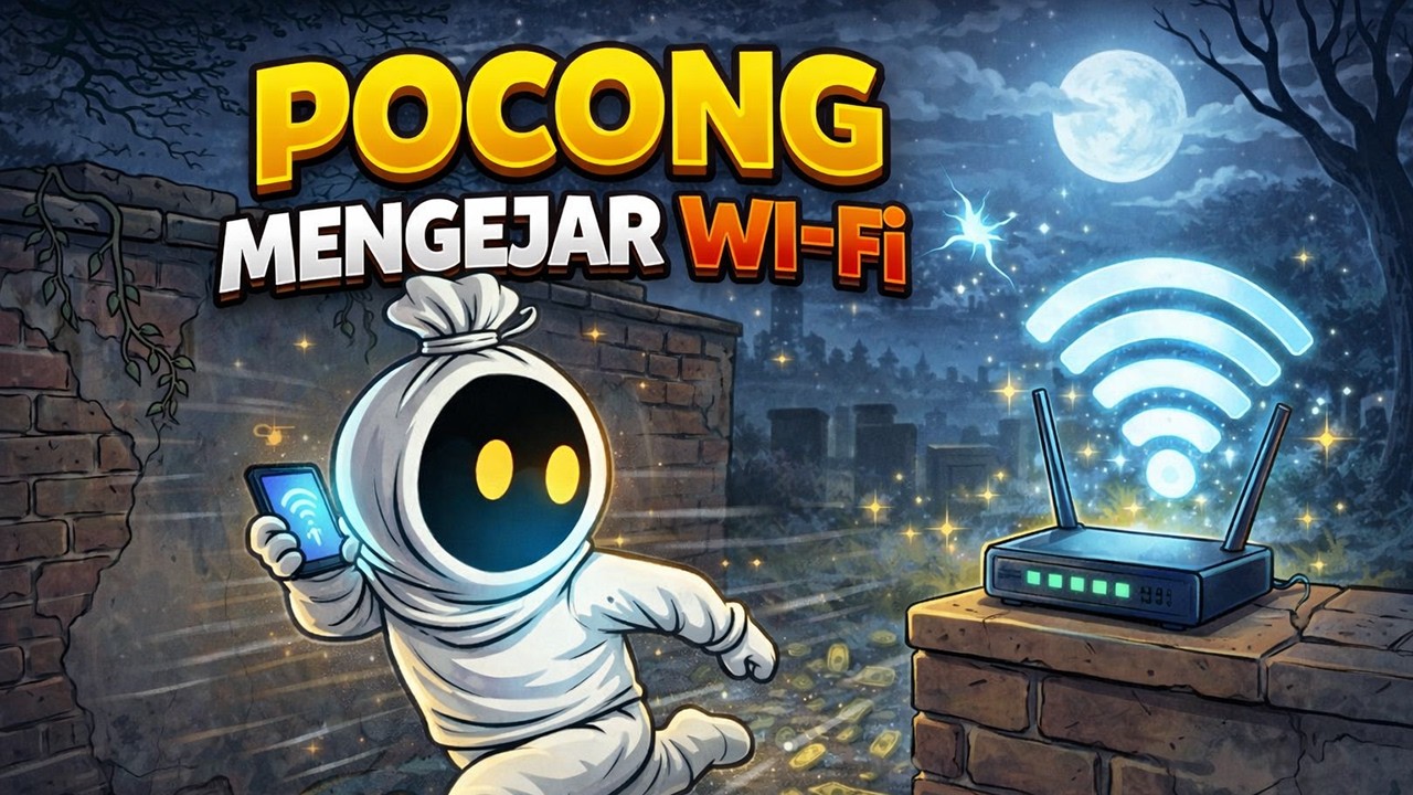 Komedi Horor part 24 / POCONG MENGEJAR WIFI