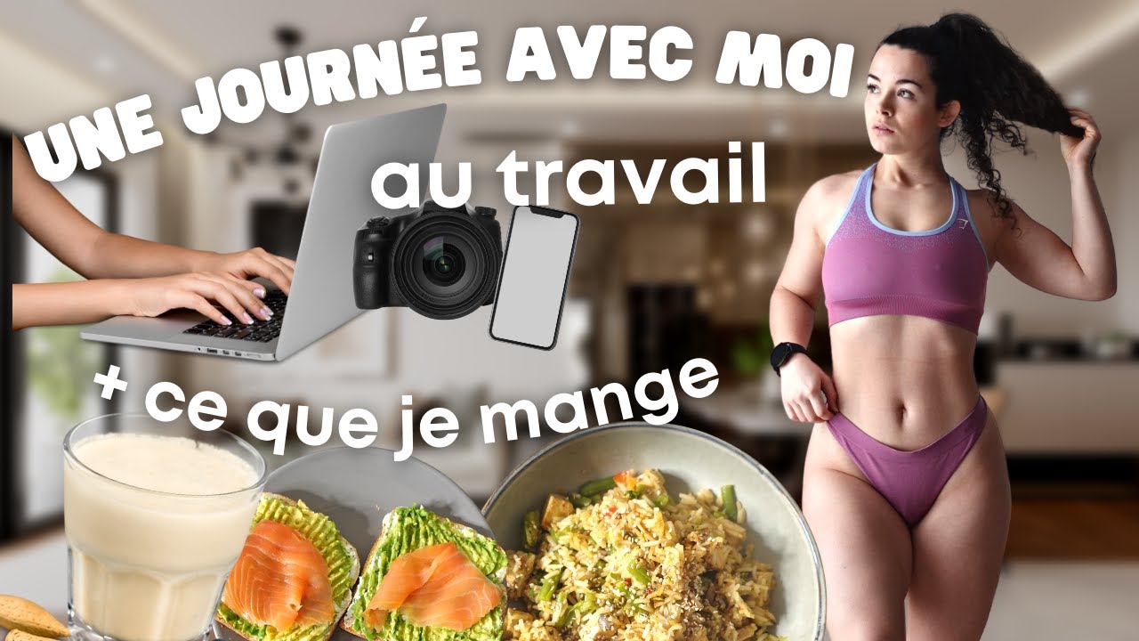 UNE JOURNÉE DANS MON ASSIETTE + organisation travail et passe-temps 🥰