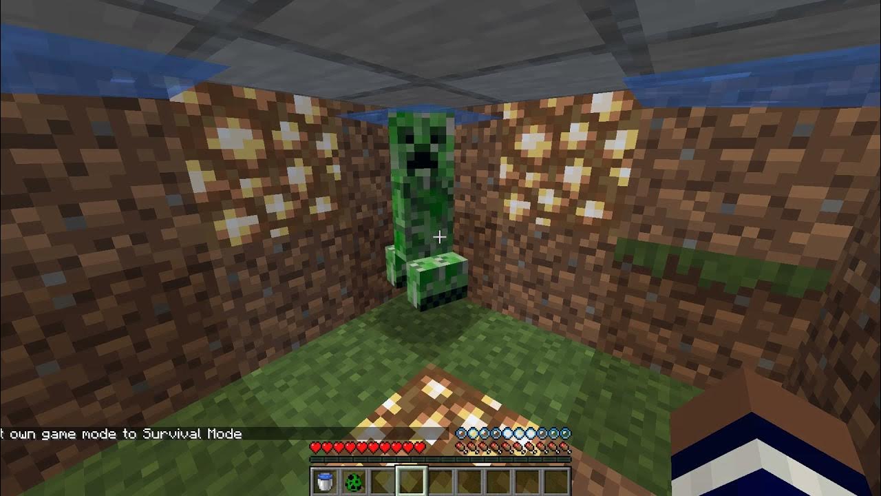 can creeper explode underwater? YouTube