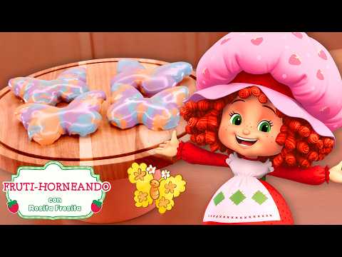 Rosita Fresita 🍓 Receta de la Tarta de Frutas Caleidoscopio 🍓 Programa de Repostería para Niños