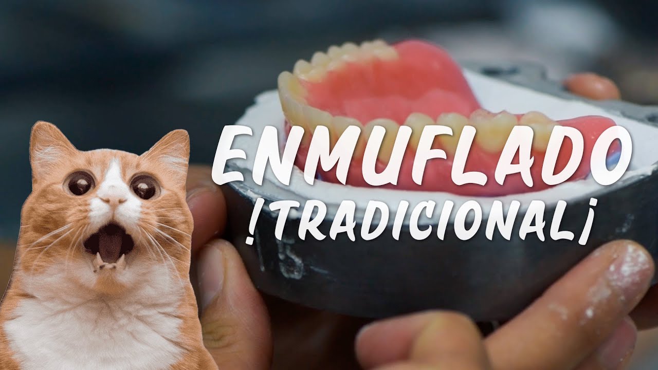 TUTORIAL ENMUFLADO TRADICIONAL EN LABORATORIO PRÓTESIS TOTAL