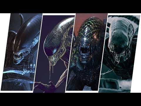 Alien Evolution in Movies (Xenomorph)