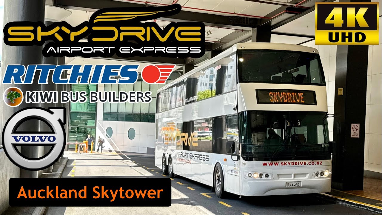 [Skydrive Coach Ritchies Transport: Auckland Airport to City Centre Skycity] Kiwi Bus Body VolvoB11R