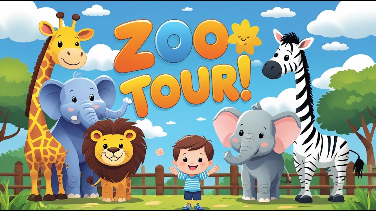 Zoo Animals for Kids | Fun Learning with Lions, Elephants & Penguins