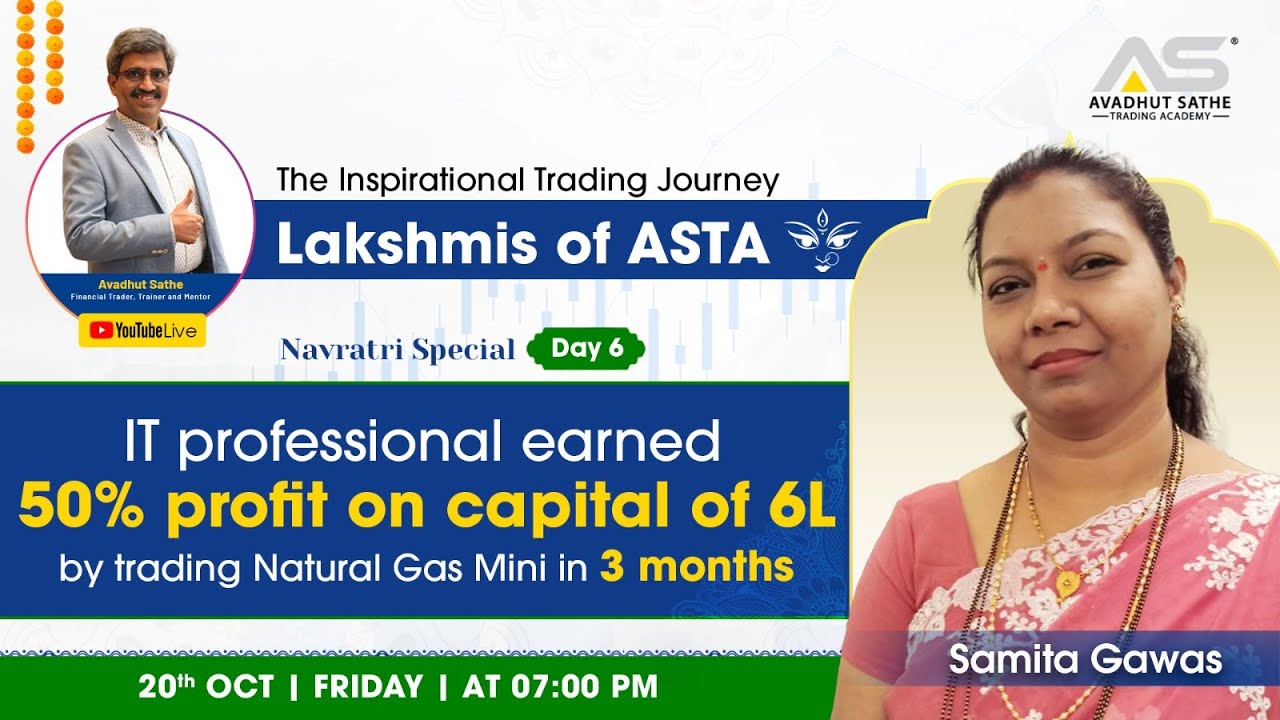 IT professional earned 50% profit on capital of 6L by trading Natural Gas Mini in 3 months