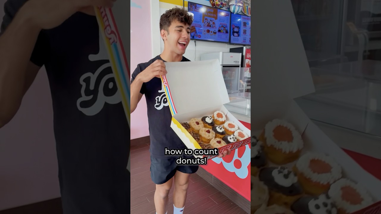 Learning how to count donuts 67 w​⁠