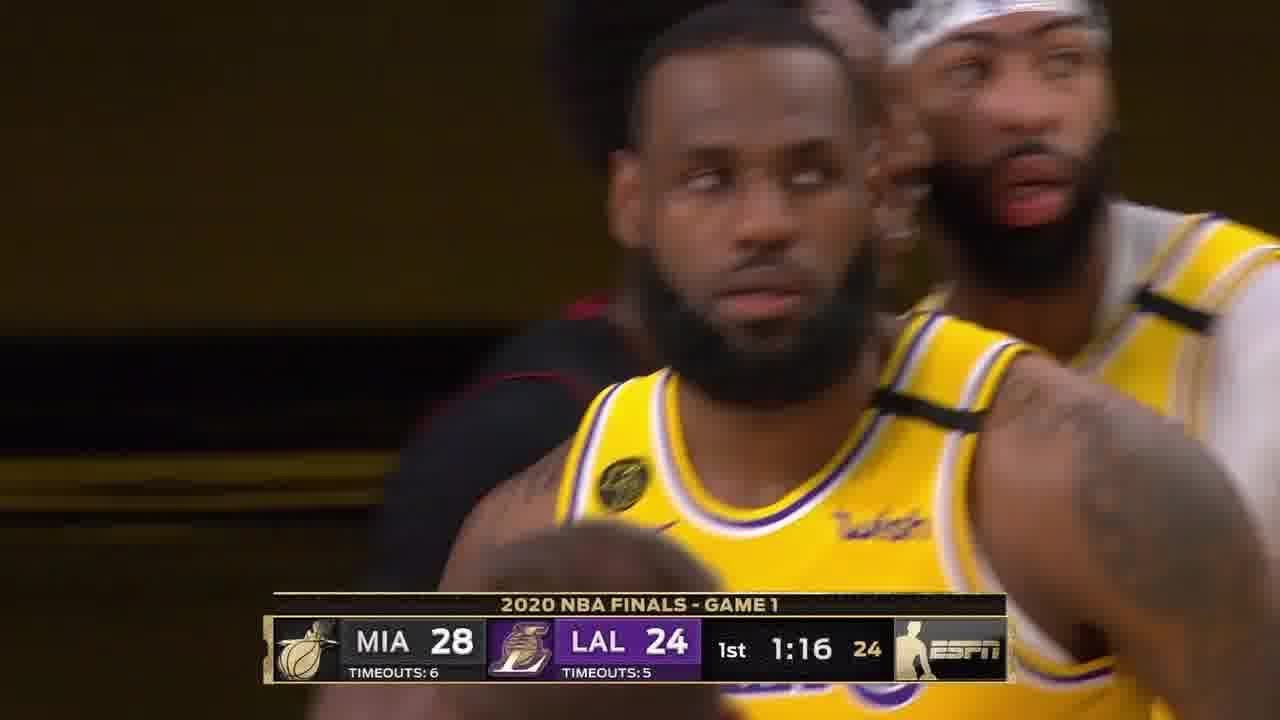 LeBron James Full Play | Heat vs Lakers 2019-20 Finals Game 1 | Smart Highlights