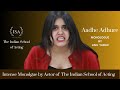 Intense monologue  aadhe adhure  best acting school  the indian school of acting