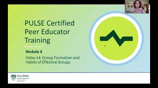 Group Formation and Habits of Effective Peer Education Groups (Video 14)