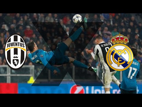 CR7 marca golaço de bicicleta. Juventus 0 x 3 Real Madrid