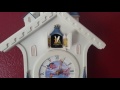 (MA5) 2008 Disney's Happiest of Times Bradford Exchange Cuckoo Clock w/ COA