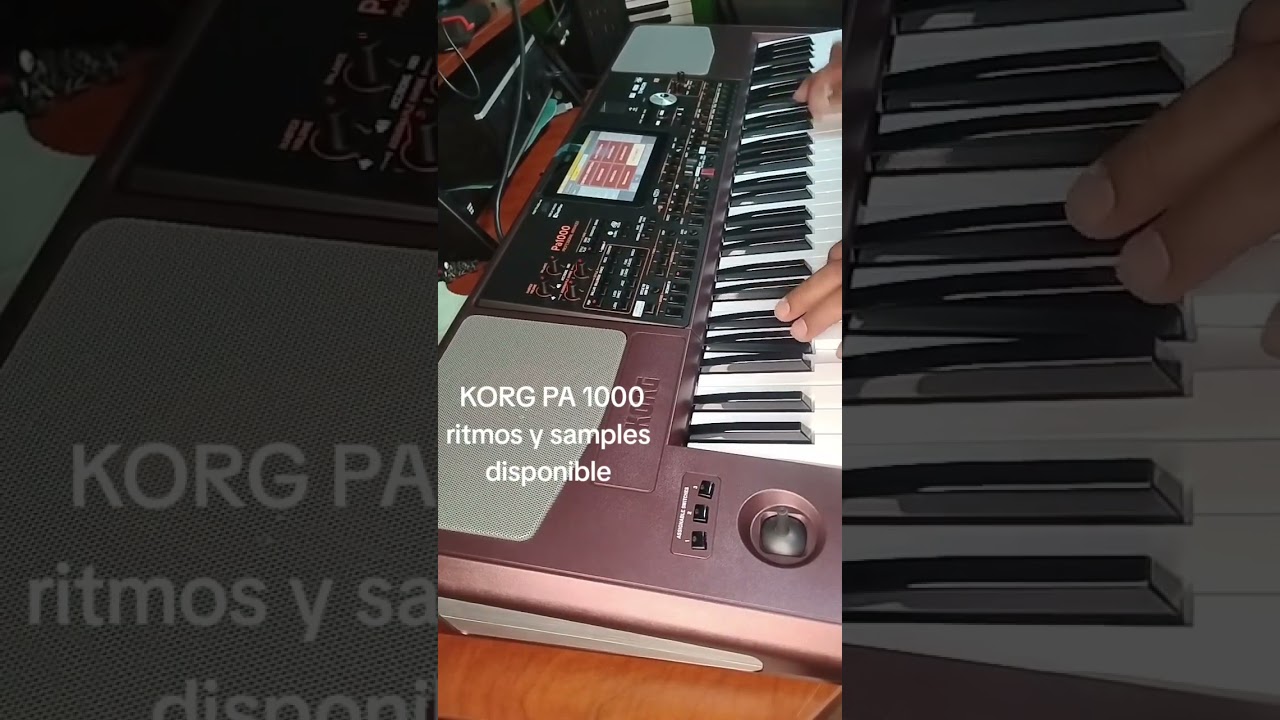 Korg pa 1000 tenemos samples y ritmos