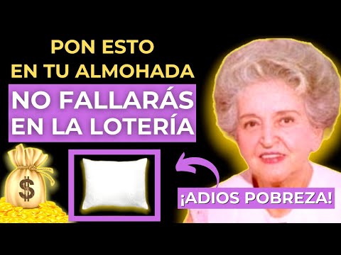 No FALLARÁS en la Lotería y Juegos de Azar - pon estos NUMEROS en tu almohada HOY