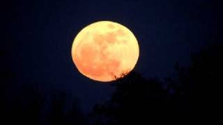 Giant full super moon rising over Holland march 19 2011