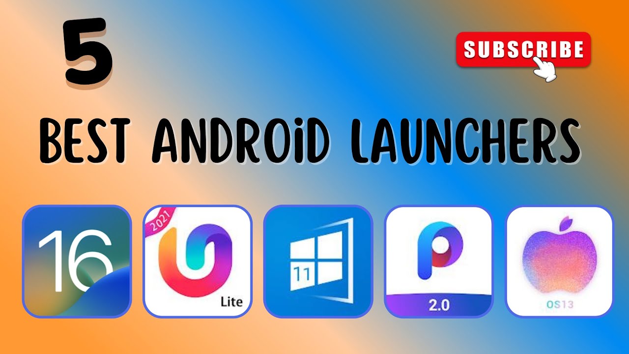 5 Best Android Launchers 2022 - YouTube