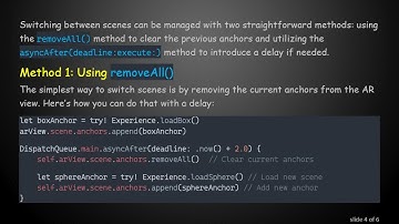 Switching Between Multiple Scenes in RealityKit with Ease