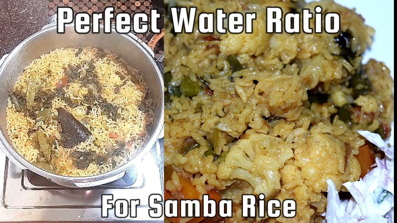 1/2 KG Seeraga Samba Vegetable Biryani With Water Ratio In Pressure