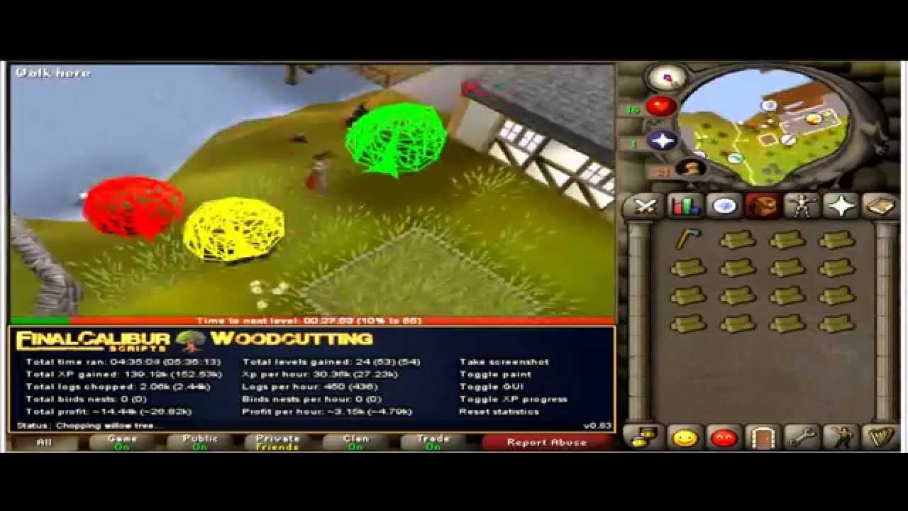 Oldschool RuneScape 160 Woodcutting in 12 minutes YouTube