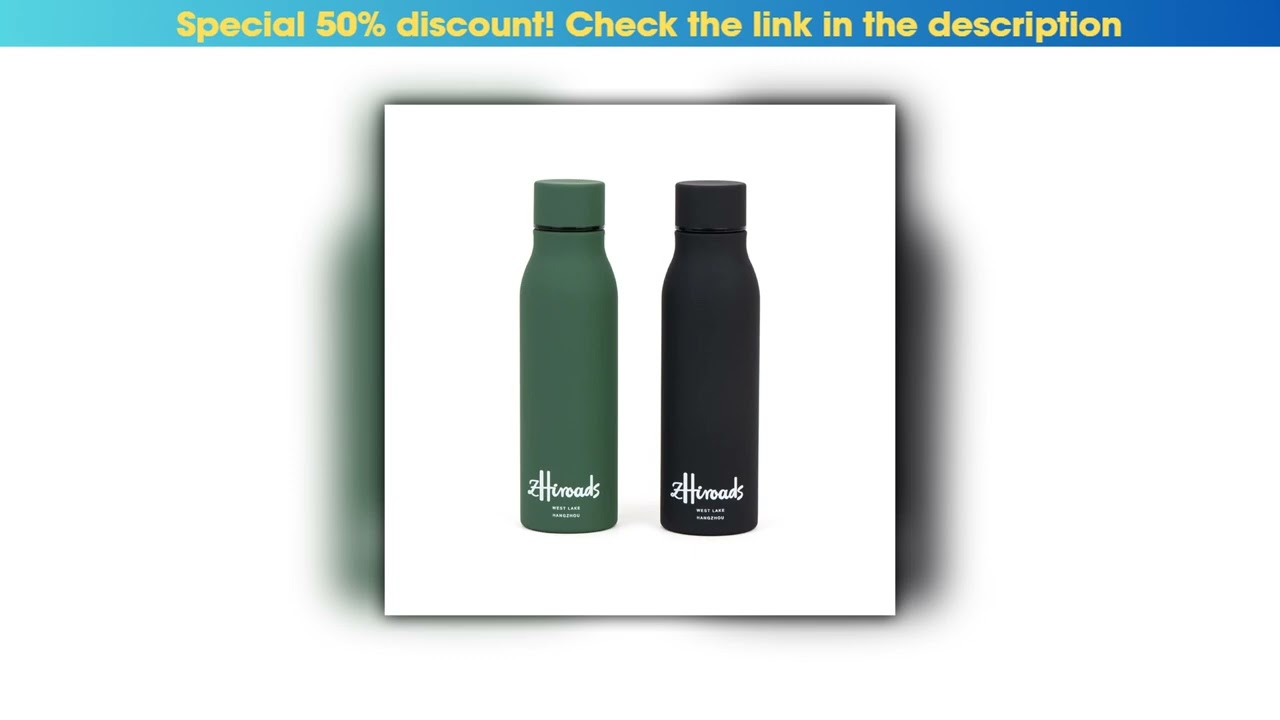 Hot Picks 500ML Stainless Steel Sports Water Bottle Outdoor Thermos Cup for Fitness And Active Life