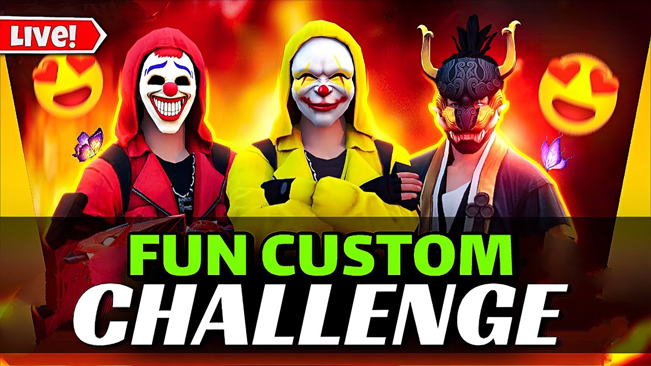 Live Playing Cs Challenge Custom And Practice Match In Free Fire