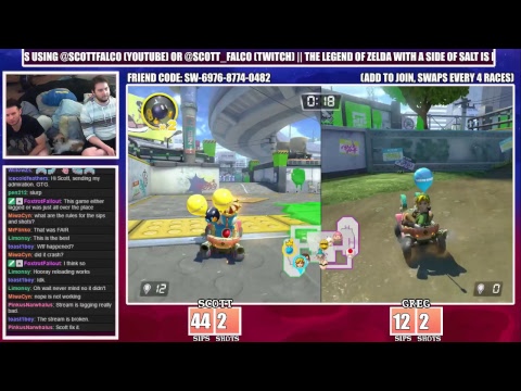 Drunk Mario Kart 8 DX with fans (And then Mario Sunshine CO-OP) - Drunk Mario Kart 8 DX with fans (And then Mario Sunshine CO-OP)