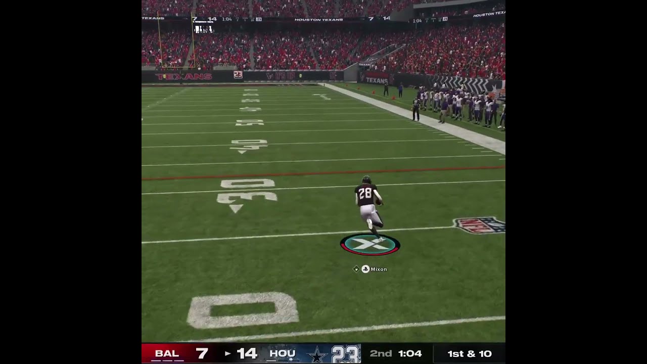 MADDEN 25 TOP 100 GRIND HOU TEXANS Joe Mixon Motions Out To The Flat And Takes It 78 Yards TD 