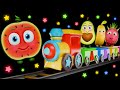 Aprenda o ABC com as Frutinhas Divertidas! Trem Colorido e Frutas Pulantes 🍌| Frutinhas Divertidas