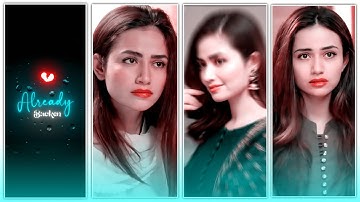 Happy or sad already broken status editing in alight motion