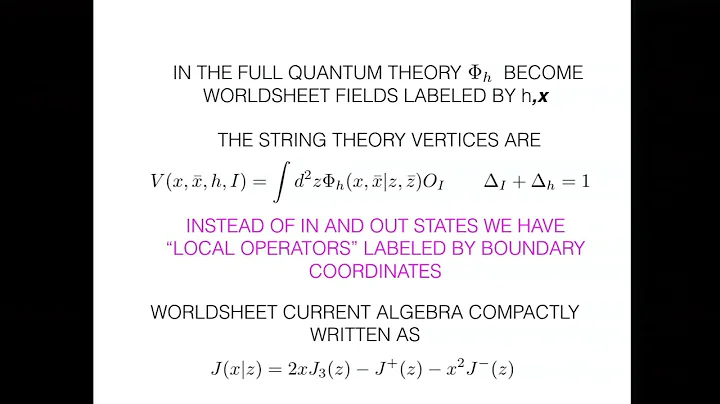 Porrati: Central Charges and Correlators In String...